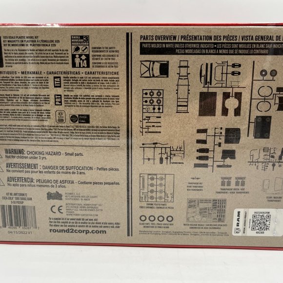 AMT Coca-Cola 1980 Dodge Ram D-50 Plastic Model Kit New SEALED - Picture 4 of 4